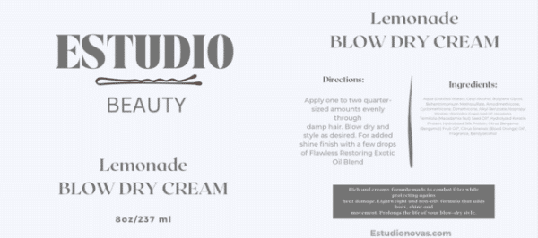 Lemonade Blow Dry Cream
